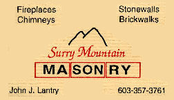 Surry Mountain Masonry - Surry, NH