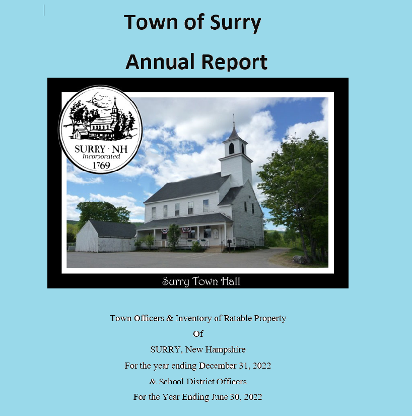 Surry NH Official Government SiteTown of Surry